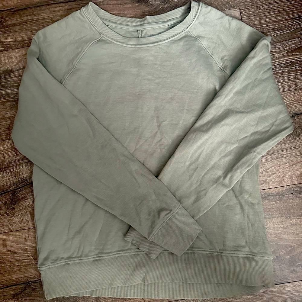 Athleta Sage Terry Crew Neck, Size Small